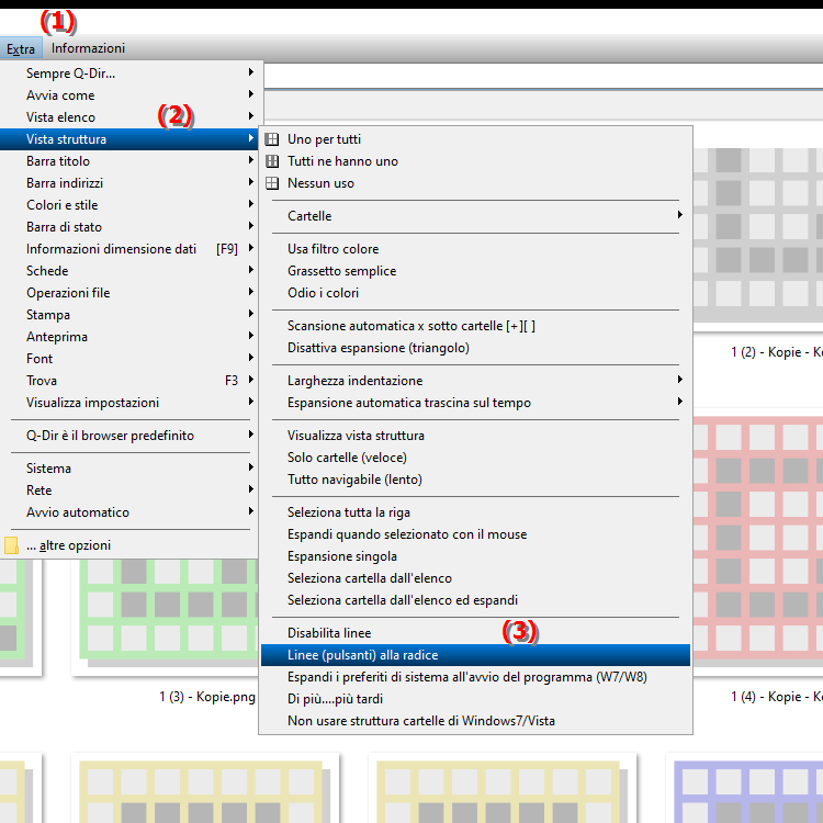 Come abilito le linee alla radice della struttura di directory in Esplora file